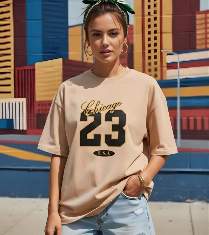 Stateplay 23 Women Graphic Oversized Printed T Shirt