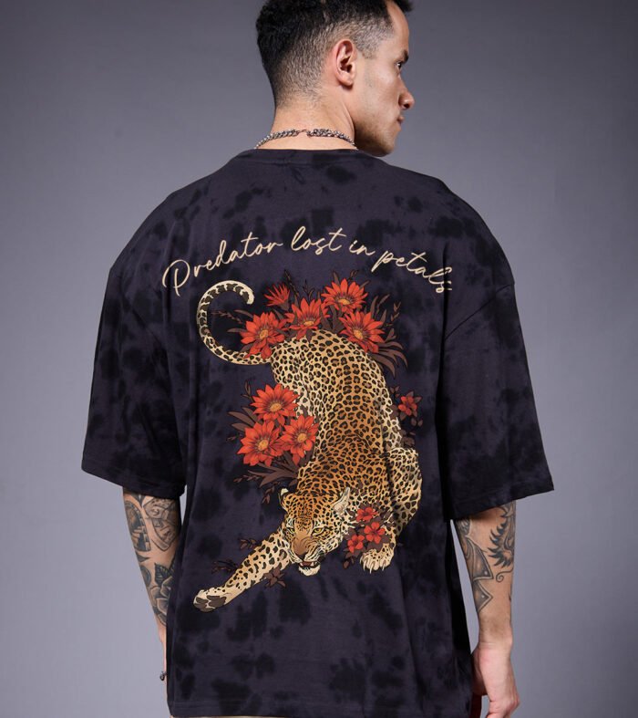 PREDATOR Men Retro Wash Oversized T-Shirt