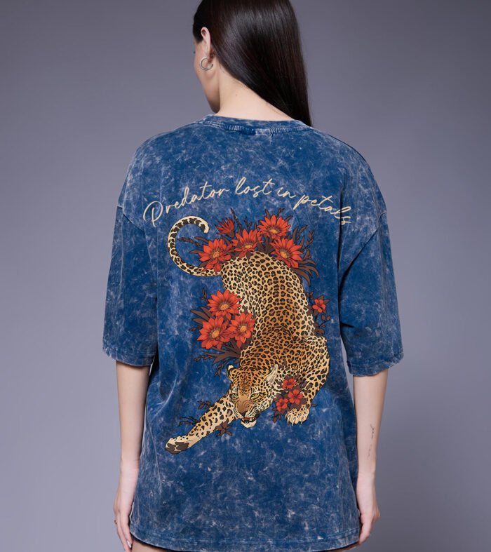 PREDATOR Women Retro Wash Oversized T-Shirt