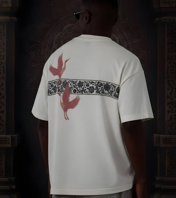 Mandala Roots Printed Men Premium Oversized T-Shirt