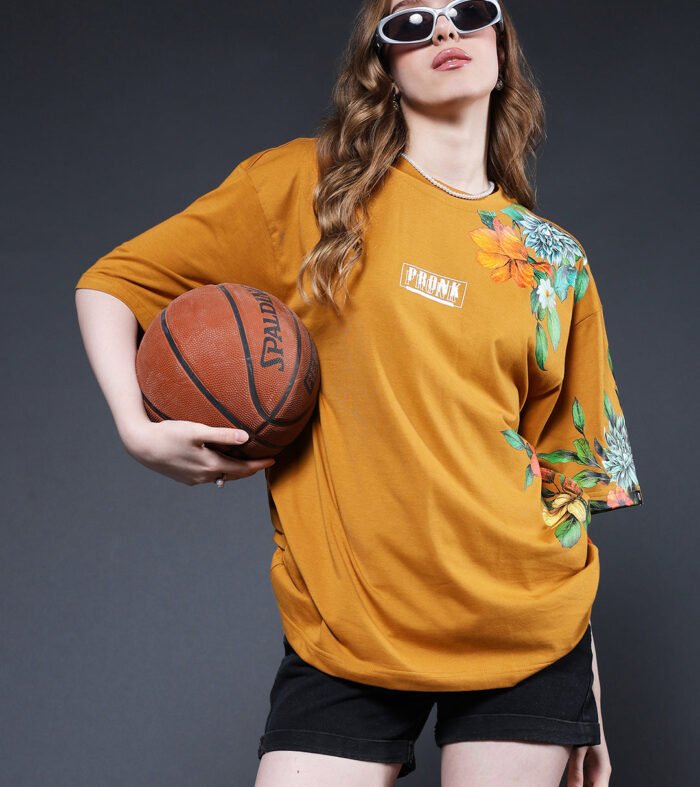 Mandala Roots Women Premium Oversized T Shirt