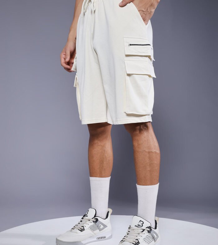 Mens Relaxed fit shorts - Off White