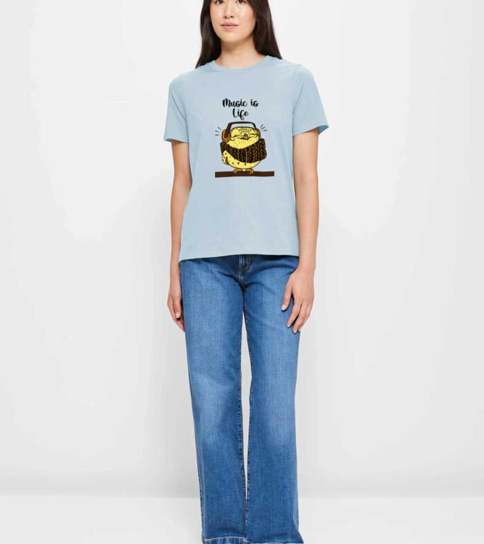 Music Life Women half sleeve T-shirt