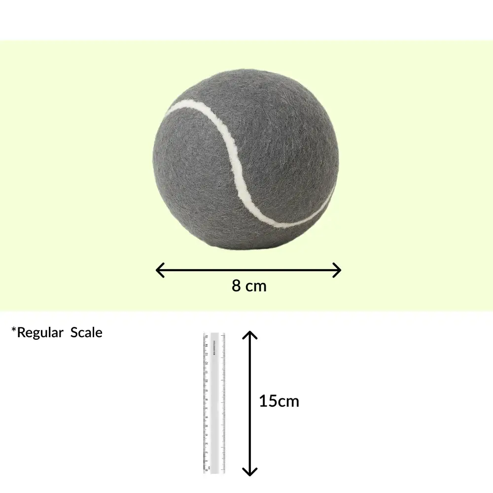 Talking Dog Club Tennis Ball Toy for Dogs (Grey)
