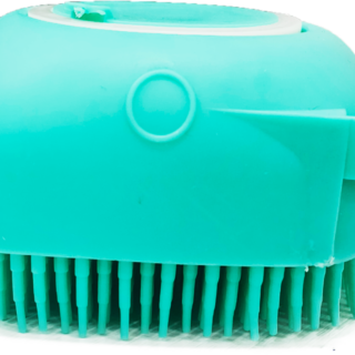 Beaphar Shampoo Bath Silicone Brush for Dogs and Cats (Blue)