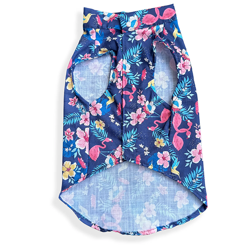 Pawgypets Flamingo Sando for Cats (Navy Blue)