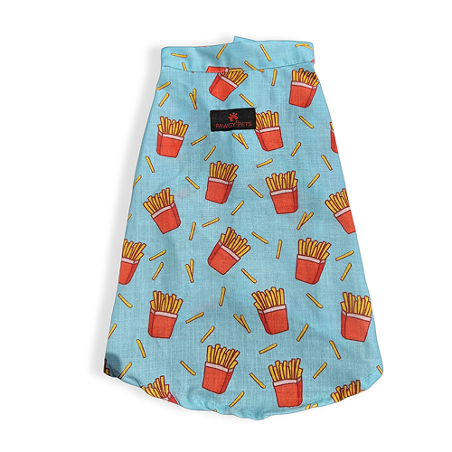 Pawgypets Fries Over Guys Sando for Cats (Blue)