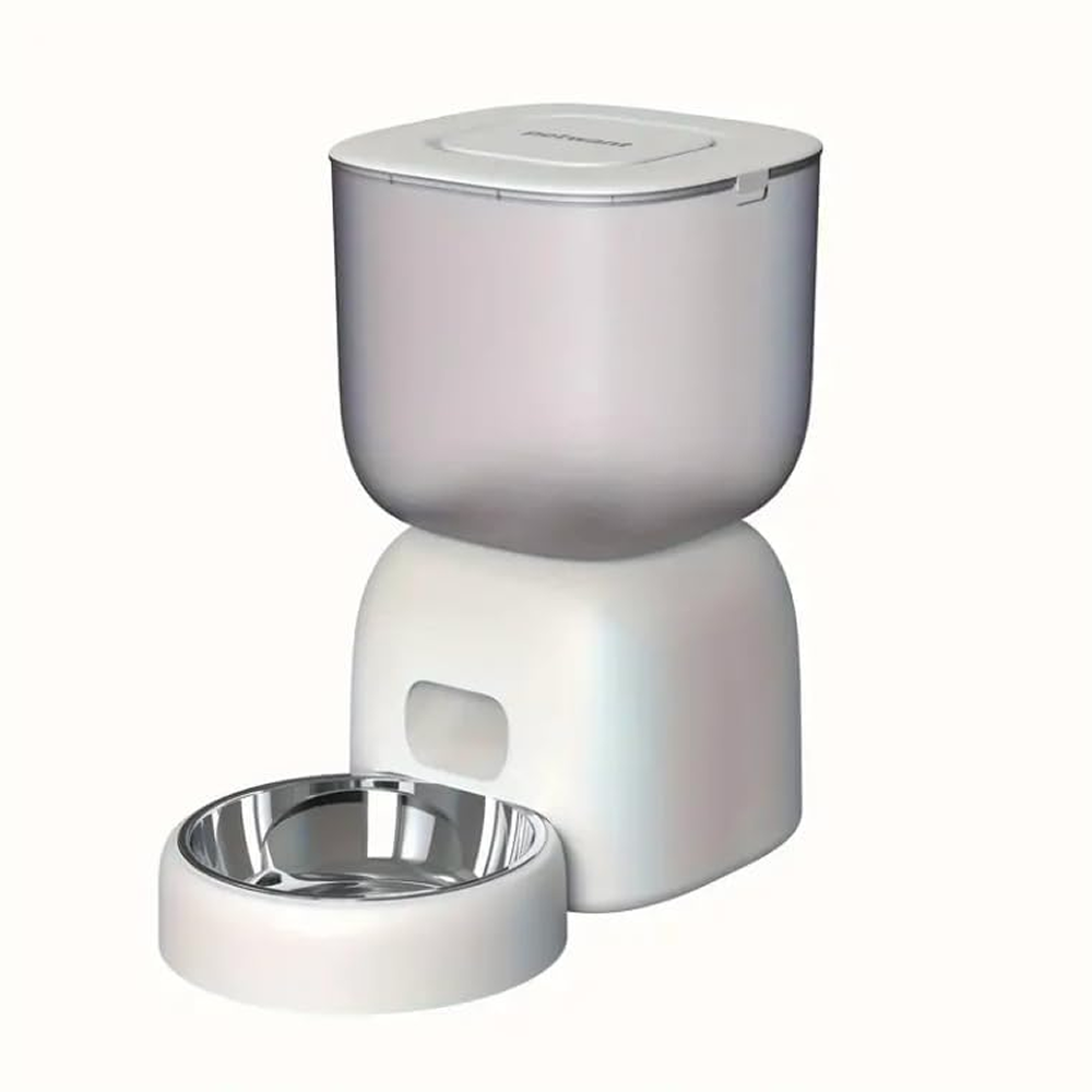Pet Vogue Automatic Feeder Stainless Steel Dish for Cats and Small Dogs