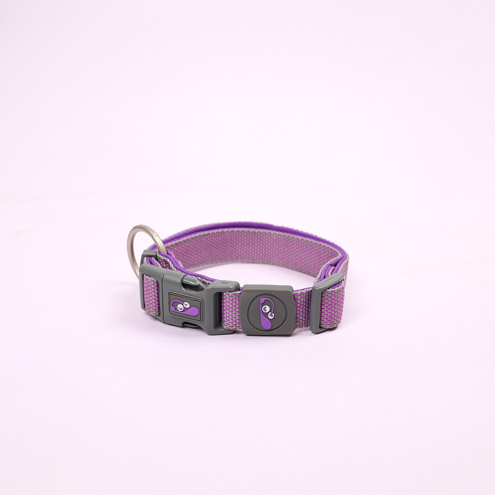 Skatrs Adjustable Collar for Dogs & Cats (Purple)
