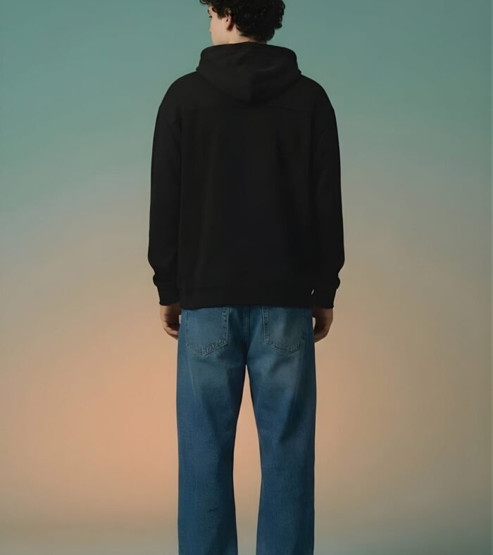 Solid Men Drop Shoulder Premium Terry Hoodie