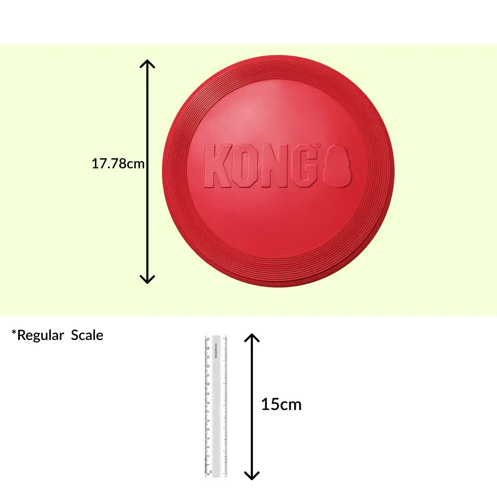 Kong Flyer Toy for Dogs (Red)