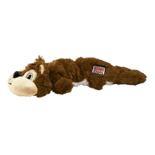 Kong Scrunch Knots Squirrel Toy for Dogs (Brown)