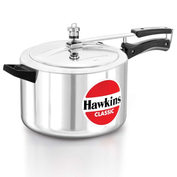 Hawkins 8 Litre classic aluminium pressure cooker CL8W