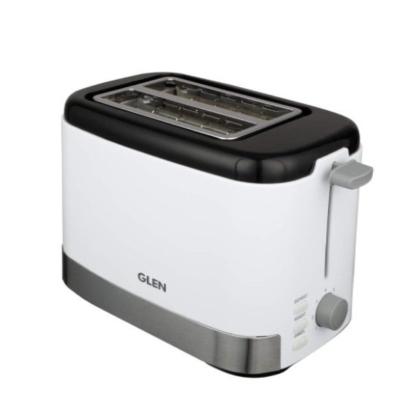 Glen Auto Pop-Up Toaster – 3012 800W (White) 2 year warrenty