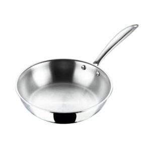 Vinod Platinum 24 cm SAS Tri-ply stainless steel Frypan induction base