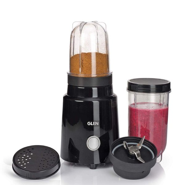 Glen 4048 350 W Active Blender with 2 Interchangeable Jars, Black