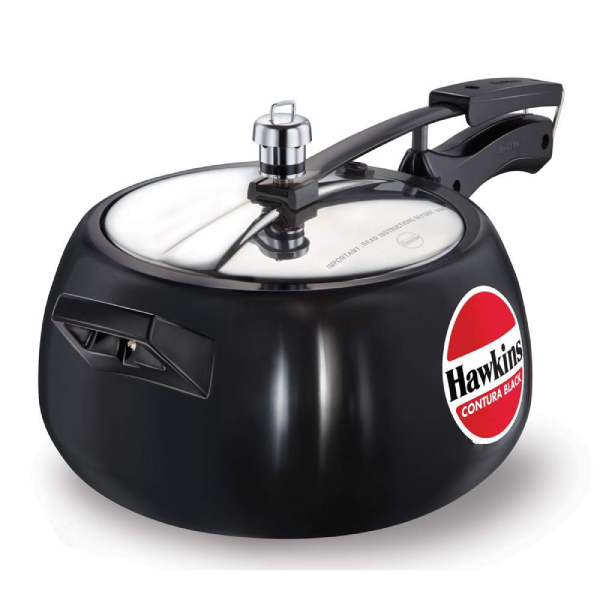 Hawkins 5 Litre Contura black pressure cooker CB50