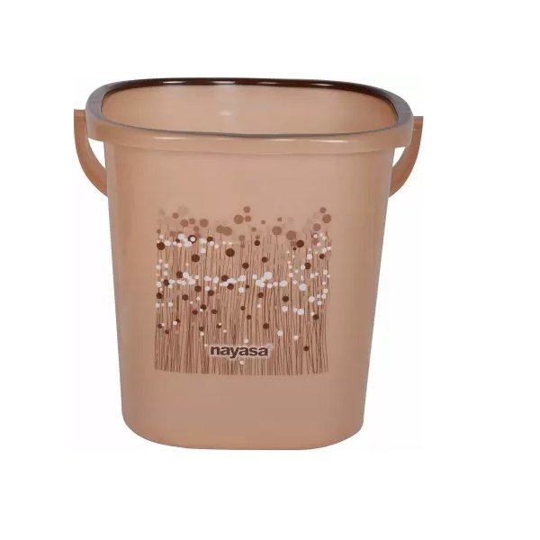 NAYASA funk 25 Litre Plastic Bucket brown
