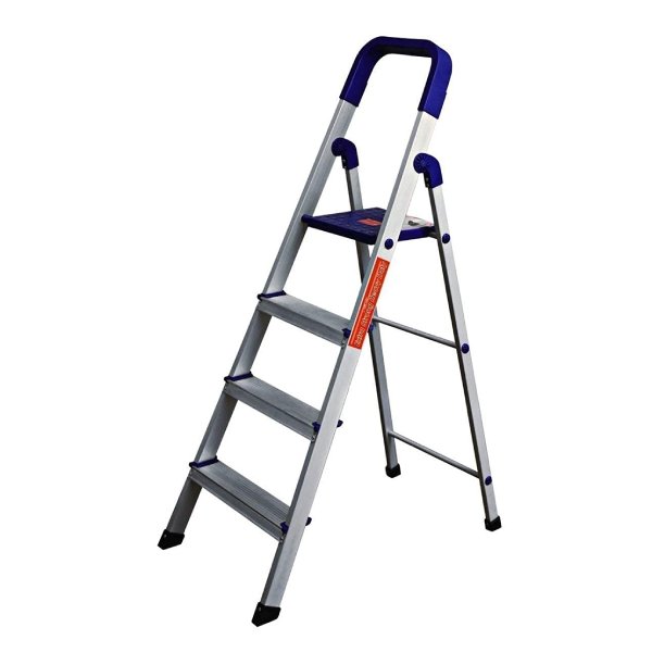 TNT Heavy Duty Ladder 4 Step Aluminium Maple Ladder ,1 Year Guarntee