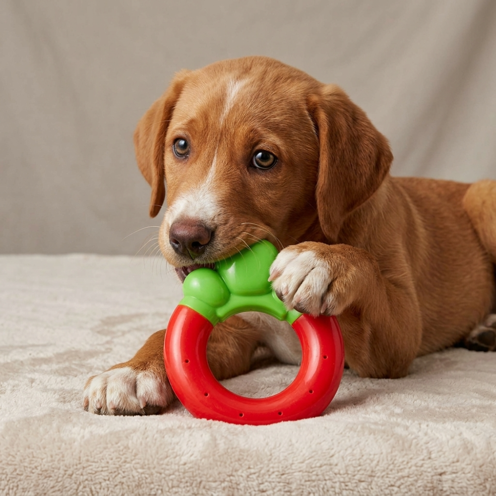 Skatrs Strawberry Ring Toy for Dogs - Image 3