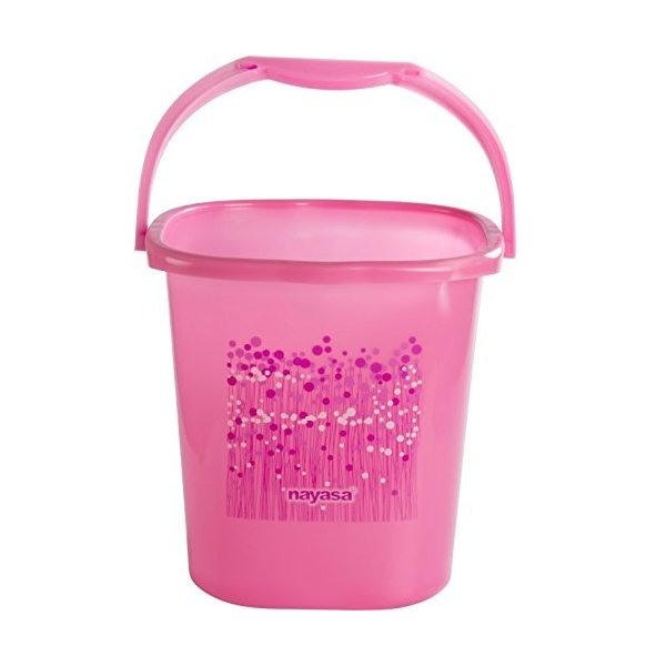 NAYASA funk 25 L Plastic Bucket  (Pink)