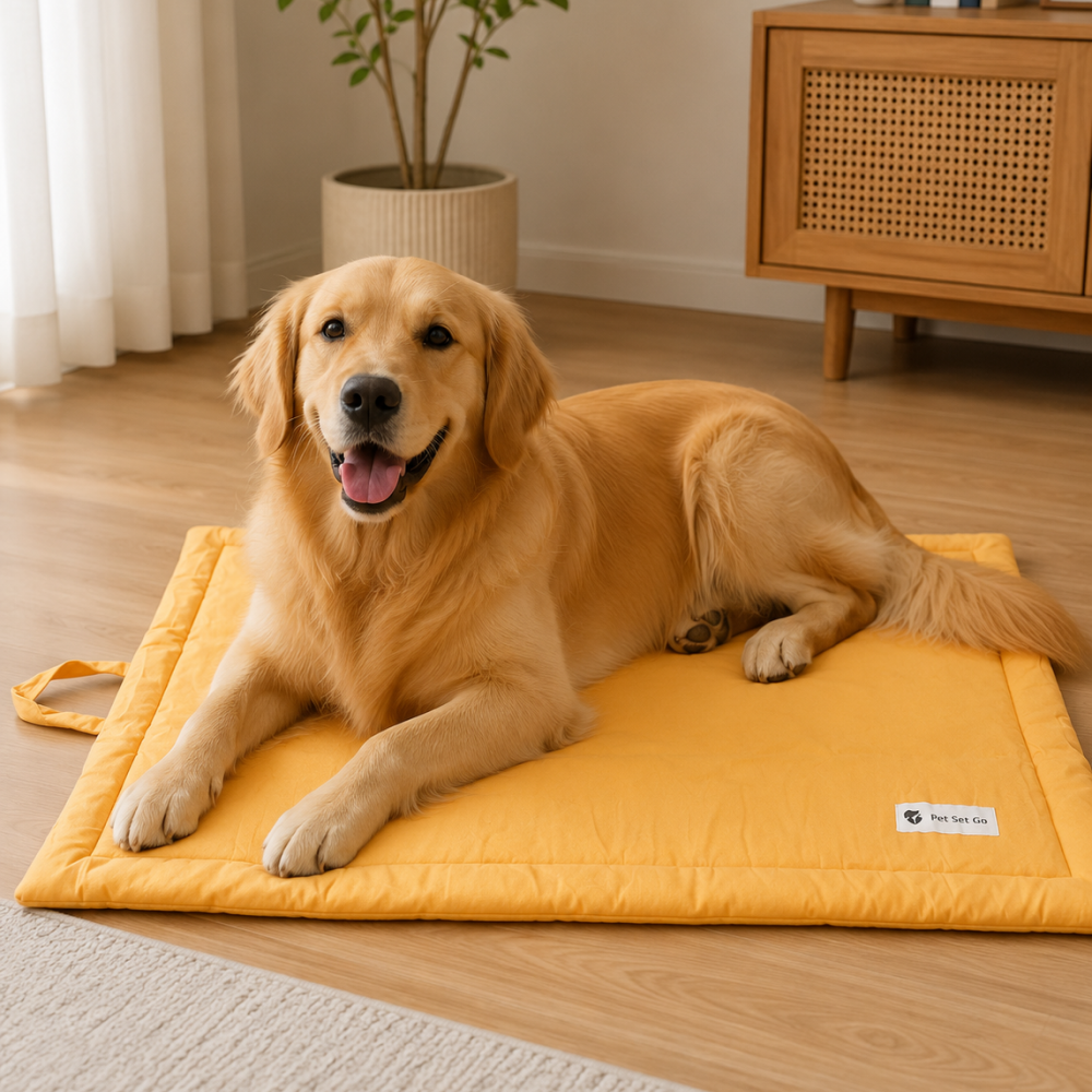 Pet Set Go Coloured Mat for Dogs (Yellow)