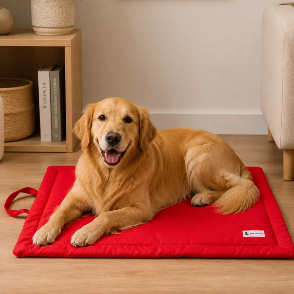 Pet Set Go Coloured Mat for Dogs (Red)