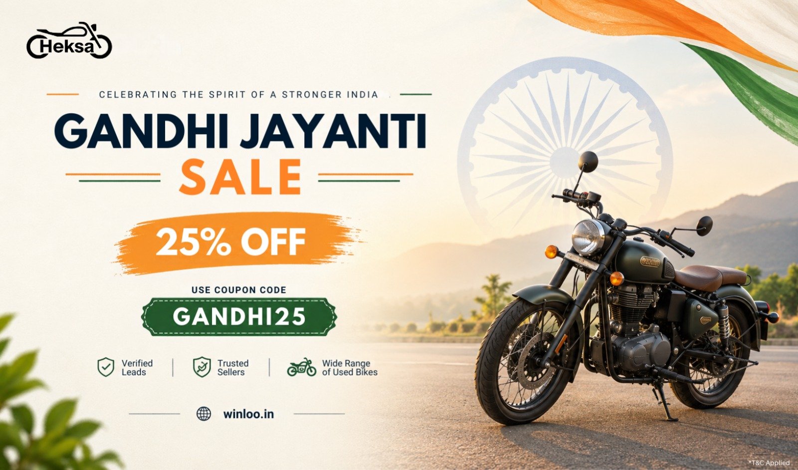 Used Bike Gandhi Jayanti winloo - Winloo